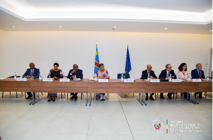 Crise humanitaire en RDC : Eve Bazaiba présente sur à la table-ronde sur la protection des services de santé et essentiels en contexte de conflit